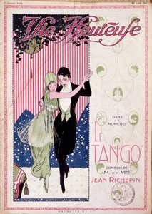 Le Tango, komedie manželů Richepinových - v časopise "Happy Life" z 1. 5. 1914 od French School