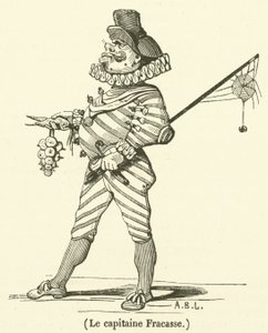 Captain Fracasse (rytina) od French School