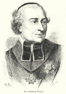 Le Cardinal Fesch (rytina) od French School