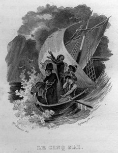 Pátý květnový Chanson de Beranger v „“Oeuvres Completes““ (1834) od Pierra Jeana de Berangera (1780-1857), francouzského básníka a skladatele. od French School