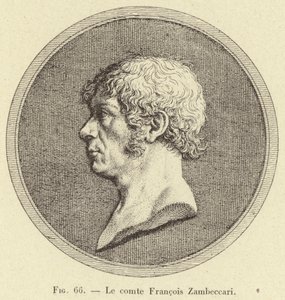 Hrabě Francois Zambeccari (rytina) od French School