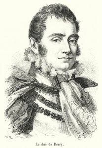 Le duc de Berry (rytina) od French School