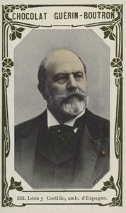 Leon y Castillo, velvyslanec dEspagne (barevné foto) od French School