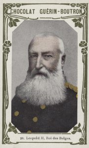 Leopold II., král Belgičanů (barevné foto) od French School