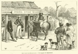The Settlers Of Queensland (rytina) od French School