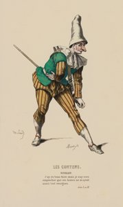 Les Contens, Nivelet (barevné rytí) od French School