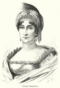 Letitia Ramolini (rytina) od French School