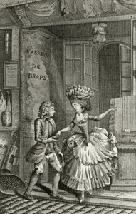 Osvobození - v „Dějinách ženy Francouzské republiky den za dnem“, Restif de La Bretonne (1734-1806), Ženeva 1791-1794. od French School
