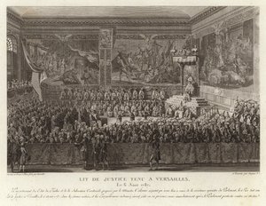 Lit de Justice se konala ve Versailles od French School