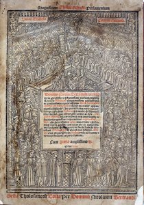 Litera spravedlnosti v parlamentu v Toulouse v knize "De Tholosanorum Gestis", Nicolas Bertrand, Toulouse od French School