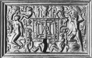 Zámek s monogramem Anny de Montmorency (1493-1567) (železo) od French School