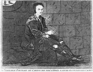 Louis Dominique Cartouche ve vězení od French School