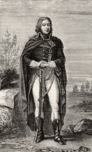 Louis Lazare Laroche, z „Histoire de la Revolution Francaise“ od Louise Blanca (1811-82) od French School
