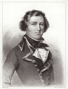 Ludvík Filip Orleánský, vévoda z Chartres, pozdější francouzský král Ludvík Filip I. (rytina) od French School