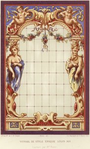 Vitráže ve stylu Ludvíka XIII od French School