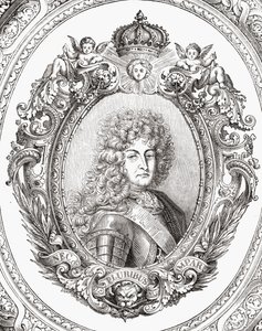 Louis XIV (1638-1715) z „Histoire de la Revolution Francaise“ od Louise Blanca (1811-82) od French School