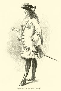 Ludvík XIV ve stáří od French School