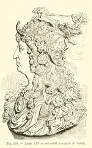 Francouzský Ludvík XIV od French School
