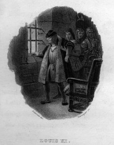 Ludvík XI. Chanson de Beranger v díle „Works Completes““ (1834) od Pierra Jeana de Berangera (1780-1857), francouzského básníka a skladatele. od French School