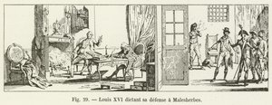 Ludvík XVI. diktoval Malesherbesovi svou obranu od French School