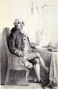 Ludvík XVI. v „Historické galerii francouzské revoluce“ od Alberta Maurina od French School