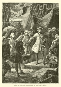 Louis XV a velvyslanec Holandska od French School