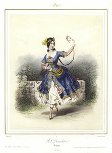 Louise Fitz James v Pas Ventien the Annals of the Opera od French School