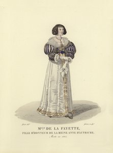 Louise de la Fayette, čestná paní Anny Rakouské, královna choť francouzského krále Ludvíka XIII.