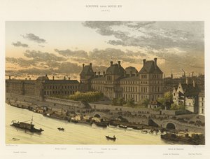 Louvre za Ludvíka XIV., 1663 od French School