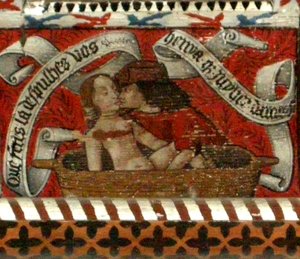Milenci, panel stropu Abbotts od French School