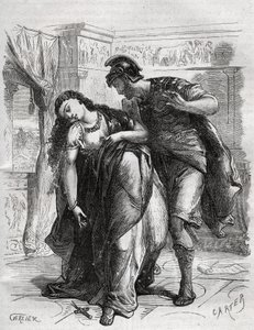 Lucreceina smrt: Lucrece (Lucrezia, Lucretia, římská dáma ze 6. století př. n. l.) se stala obětí násilí ze strany jeho bratrance Sexta Tarquina, syna Tarquina Superba. Spáchala sebevraždu před svým manželem, Lucius Tarquinius Collatinus, známý jako Ta od French School