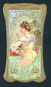 Reklamní karta Lulu, francouzština od French School