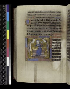 MS 300 f.284v, Píseň písní, ze Žaltáře a Hodiny Isabely Francouzské, Paříž, kolem 1265-70 (pero, inkoust a tempera na pergamenu) od French School