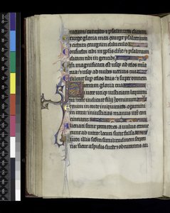 MS 300 f.61v, folio ze Žaltáře a hodin Isabely Francouzské, Paříž, kolem 1265-70 od French School