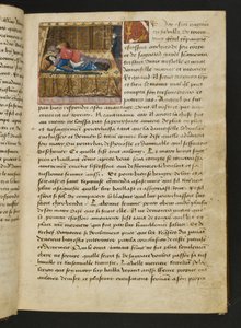 MS Hunter 252 012r Stránka ze stovky nových zpráv, c.1461-62 od French School