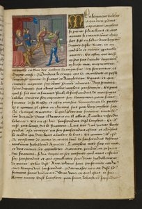 MS Hunter 252 014r Stránka ze stovky nových zpráv, c.1461-62 od French School
