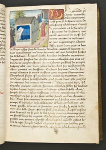 MS Hunter 252 030r Stránka ze stovky nových zpráv, c.1461-62 od French School