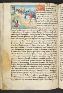 MS Hunter 252 110v Stránka z Cent Nouvelles Nouvelles, c.1461-62 od French School