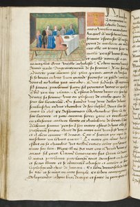 MS Hunter 252 113v Stránka z Cent Nouvelles Nouvelles, c.1461-62 od French School