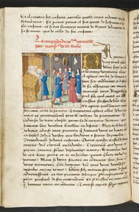 MS Hunter 252 117v Stránka z Cent Nouvelles Nouvelles, c.1461-62 od French School