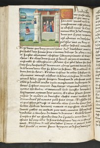 MS Hunter 252 127v Stránka z Cent Nouvelles Nouvelles, c.1461-62 od French School