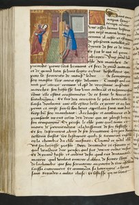 MS Hunter 252 154v Stránka z Cent Nouvelles Nouvelles, c.1461-62 od French School