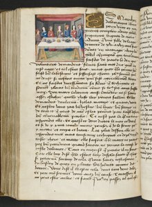 MS Hunter 252 168v Stránka z Cent Nouvelles Nouvelles, c.1461-62 od French School