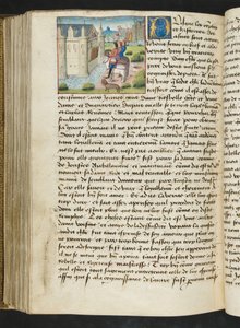 MS Hunter 252 169v Stránka z Cent Nouvelles Nouvelles, c.1461-62 od French School