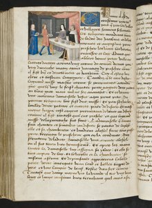 MS Hunter 252 173v Stránka z Cent Nouvelles Nouvelles, c.1461-62 od French School