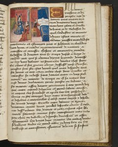 MS Hunter 252 197r Stránka ze stovky nových zpráv, c.1461-62 od French School