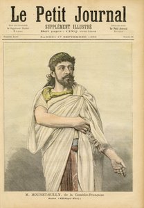 M. Mounet-Sully ve filmu Oedipus Rex v Comédie-Française, přední strana obálky 