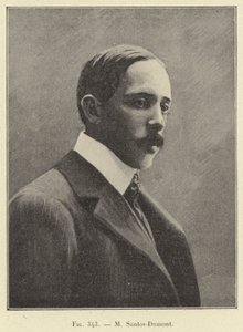 M Santos-Dumont (rytina) od French School