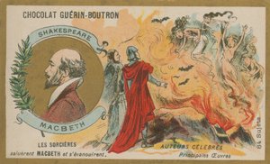 Macbeth, obchodní karta Chocolat Guerin-Boutron