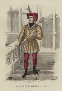 Palcát pařížského parlamentu, 14. století od French School